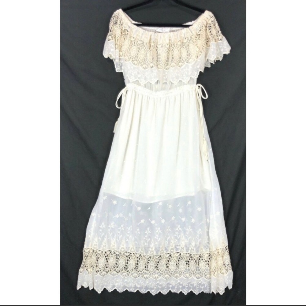 Astr the Label dress Tatiana off the shoulder Sz S - Picture 5 of 13